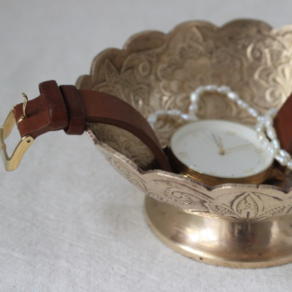 Raw brass trinket bowl - Picture 7 of 7